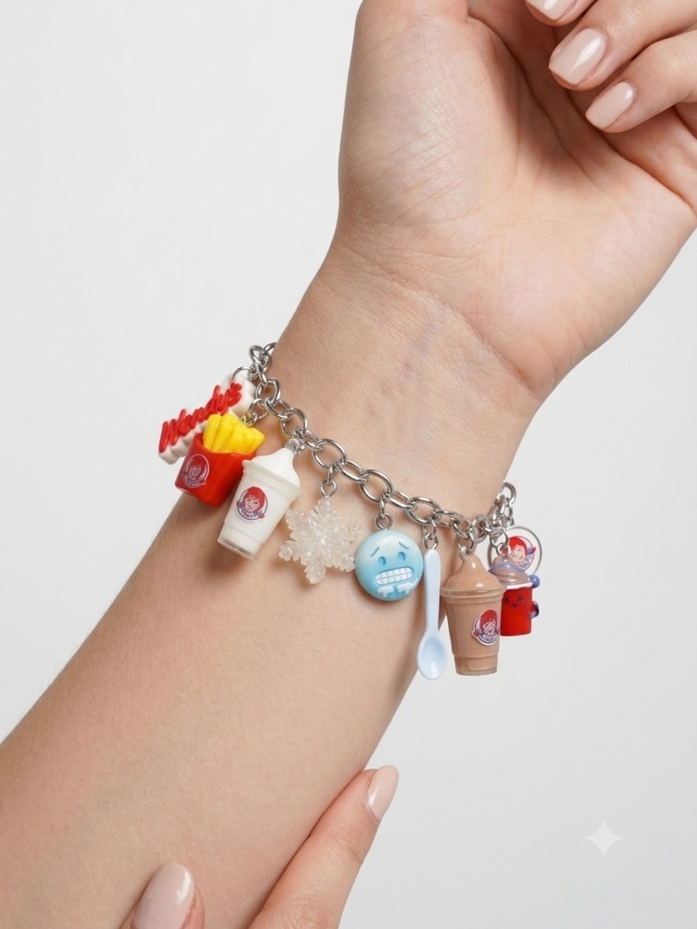 Wendy's "Frosty & Fries" Charm Bracelet Limited Edition Drop - Picture 3 of 5